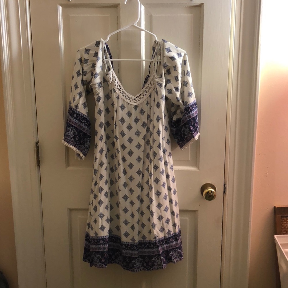 Jolt Surfer Cold Shoulder Dress